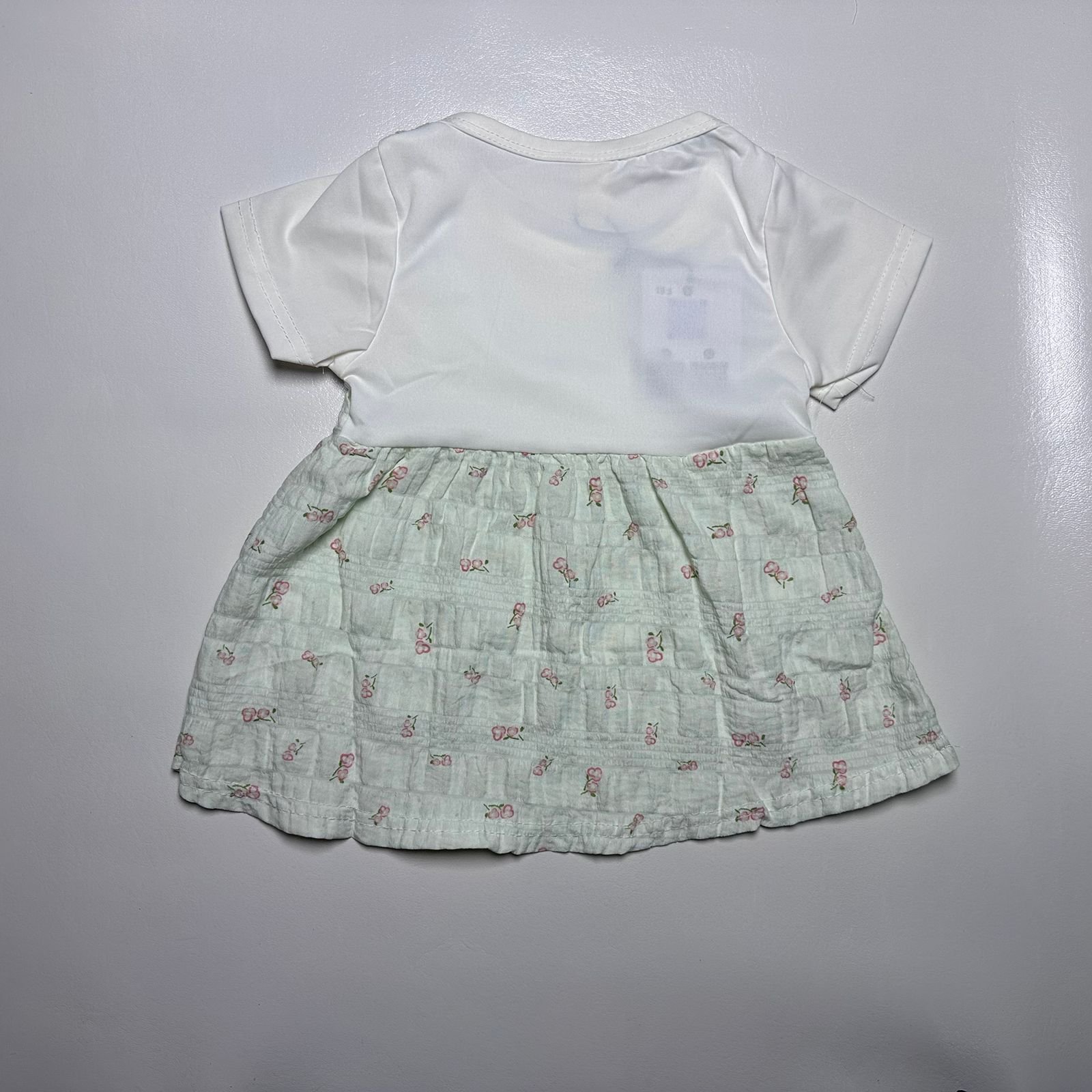 Baby Girl Floral Layered Frock - Image 4