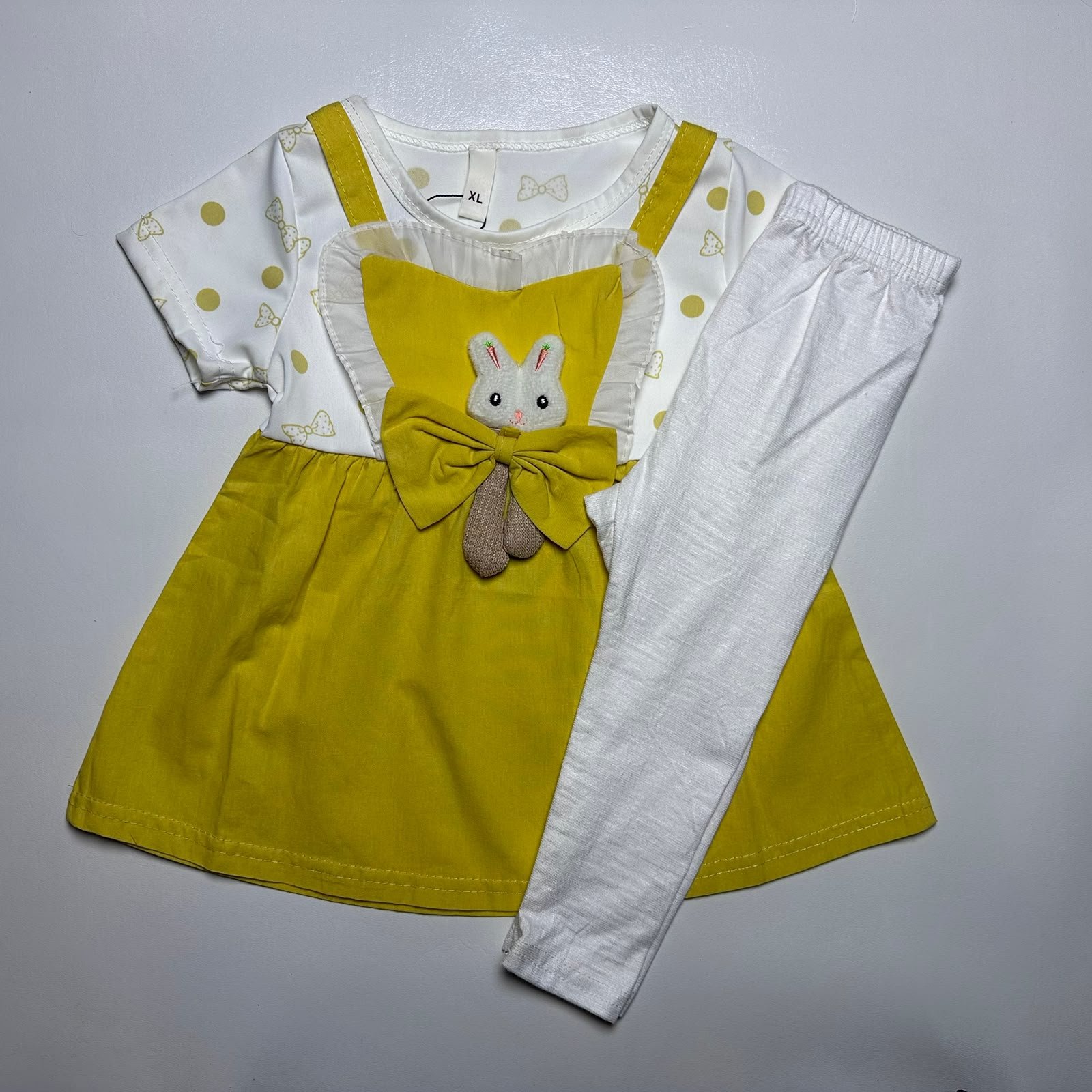 Baby Girl Bunny Design Frock - Image 4
