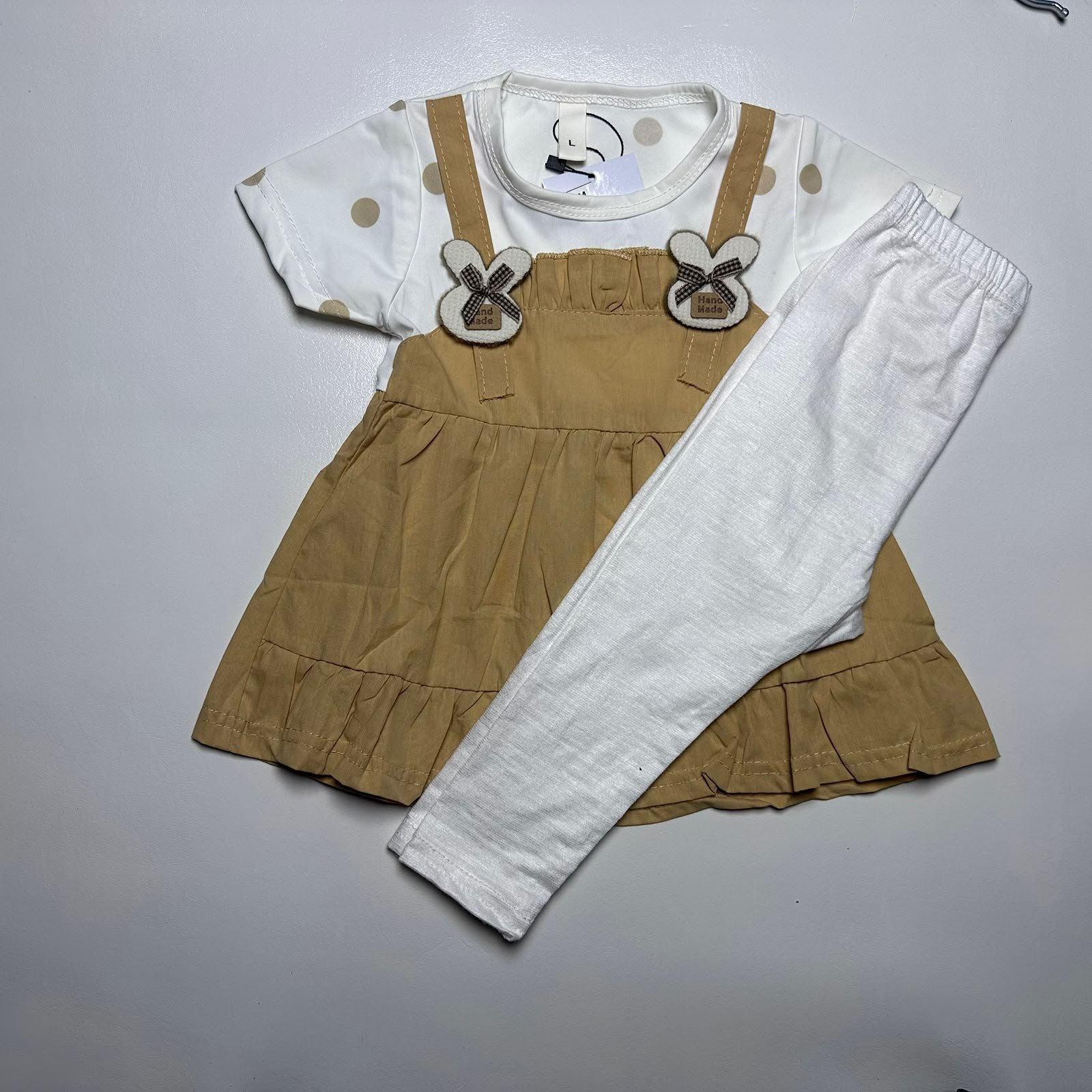 Baby Girl Frock and Trouser Set - Image 3
