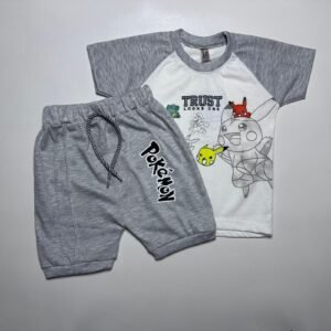 Grey and White Pokémon Theme Kids