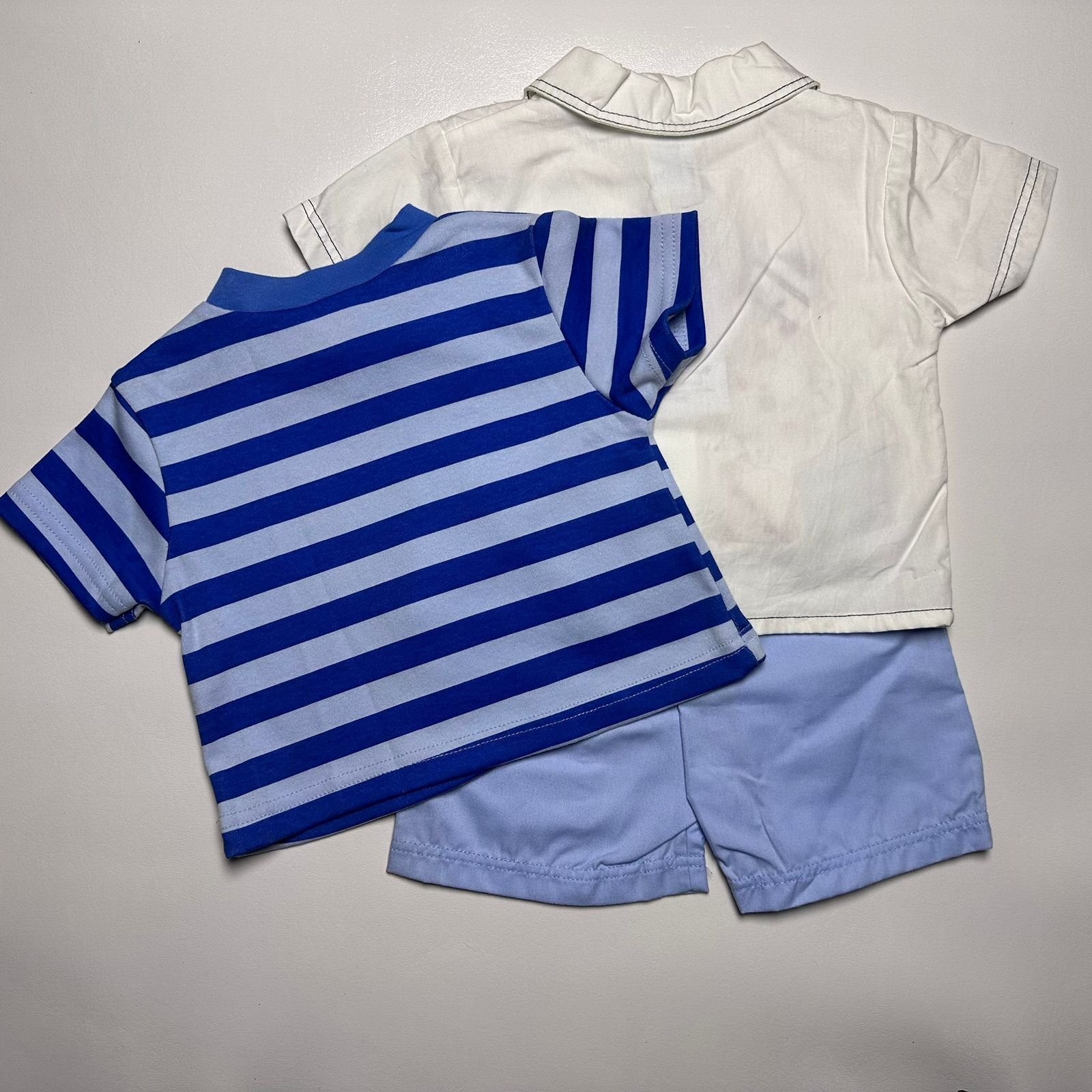 3-Piece Baby Boy Summer Outfit Set - Image 2