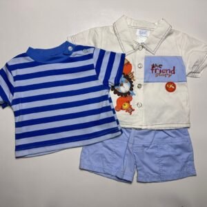 3-Piece Baby Boy Summer Outfit Set